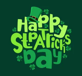 happy st. patricks day graphic