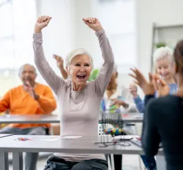 seniors winning bingo