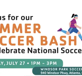 Summer Soccer Bash Logo Flyer 