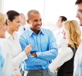 group of people at a board recruitment event 