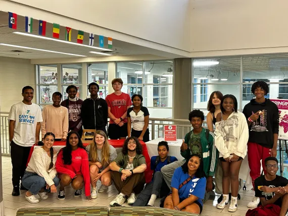 Cowart Family YMCA teen leaders club