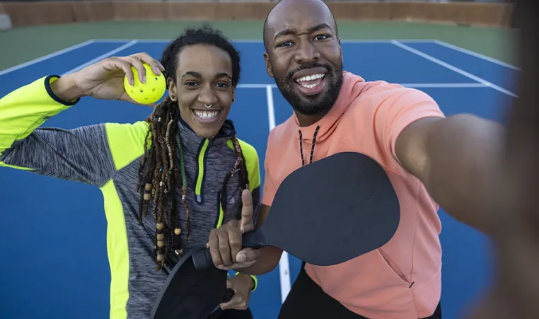 Couple excited about pickleball