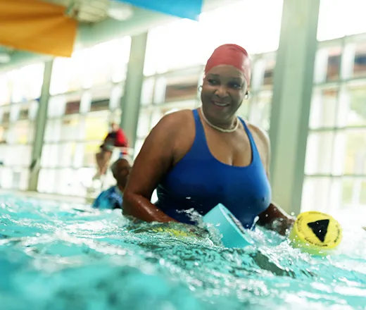 Senior water discount aerobics near me