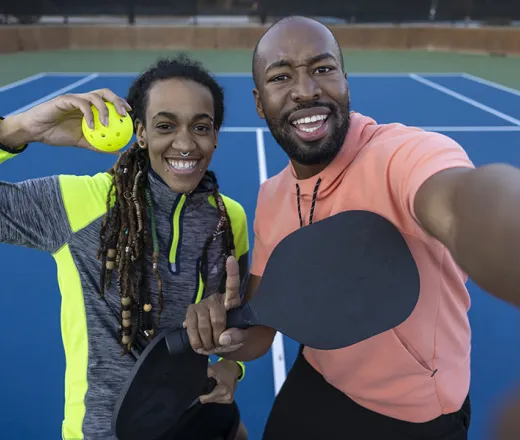 Couple excited about pickleball