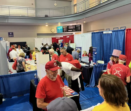 veteran's expo attendees