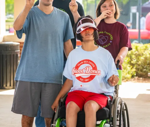 group of people posing for the camera