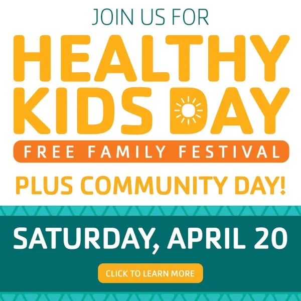 Join us for Healthy Kids Day on Saturday, April 20
