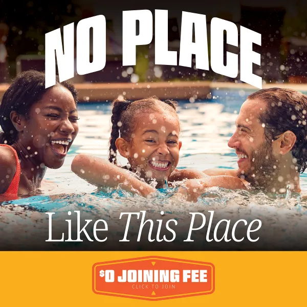 No Place Like This Place. Join the Y with a $0 joining fee today.