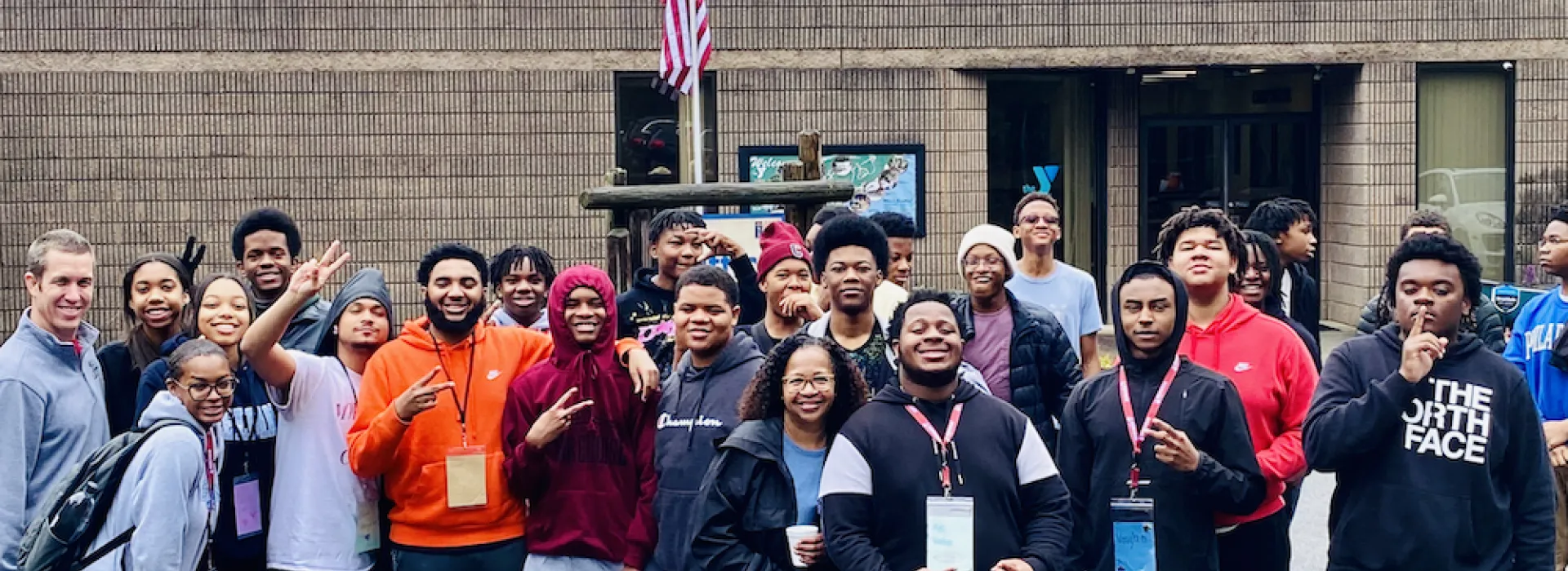 BYMOC group posing for a picture at Camp High Harbour Lake Allatoona